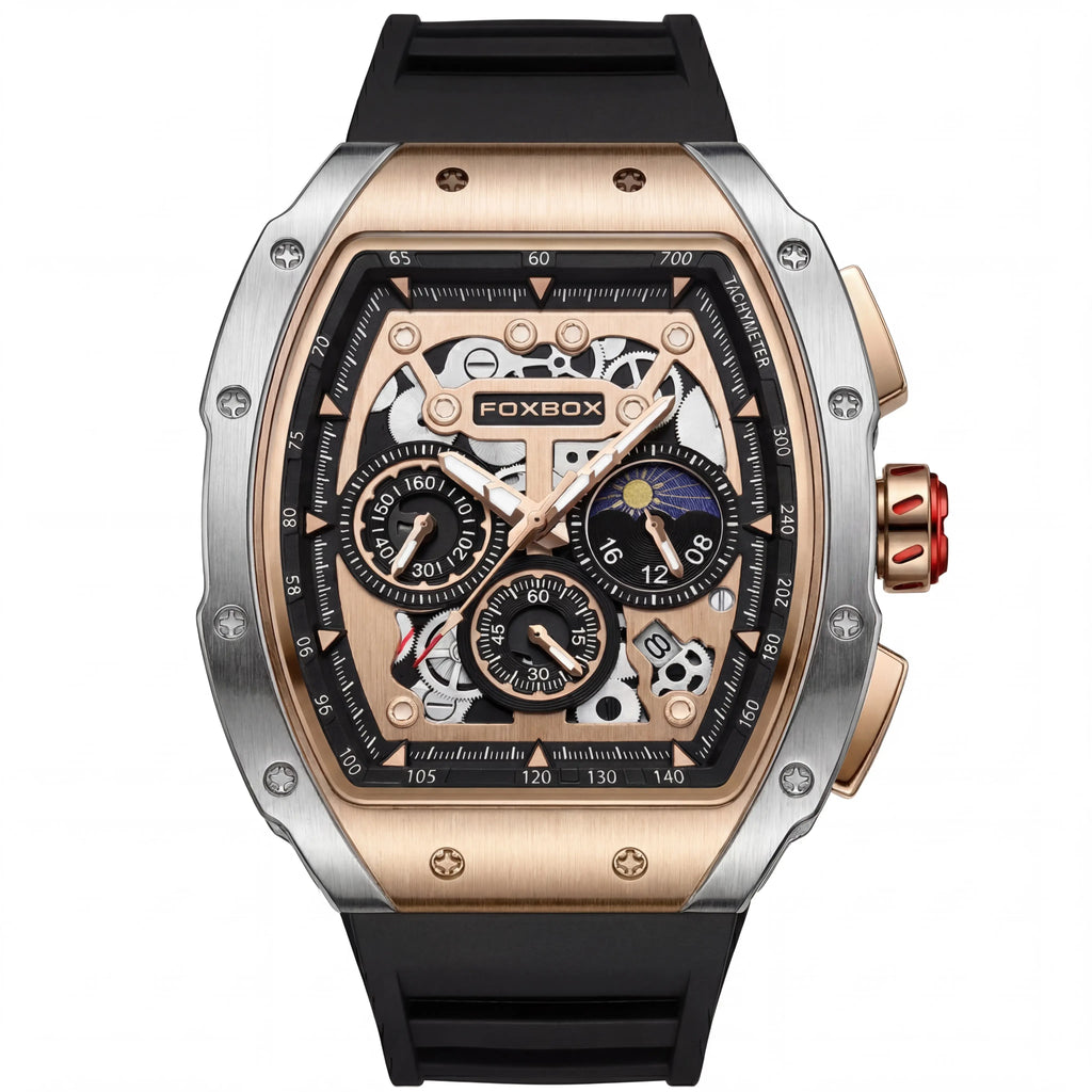Lorvian Eclipse Dusk | Rose Gold Moon Skeleton