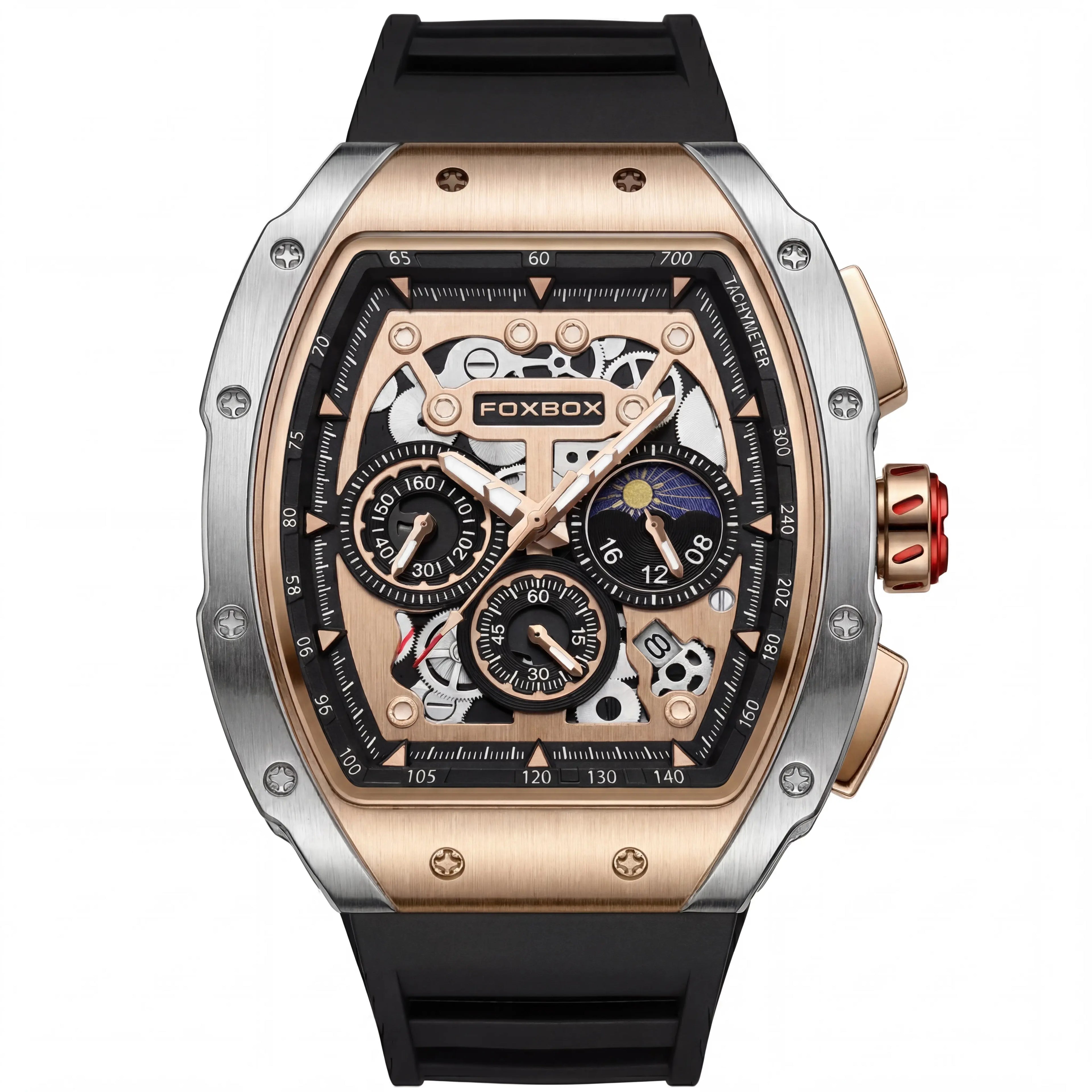 Lorvian Eclipse Dusk | Rose Gold Moon Skeleton