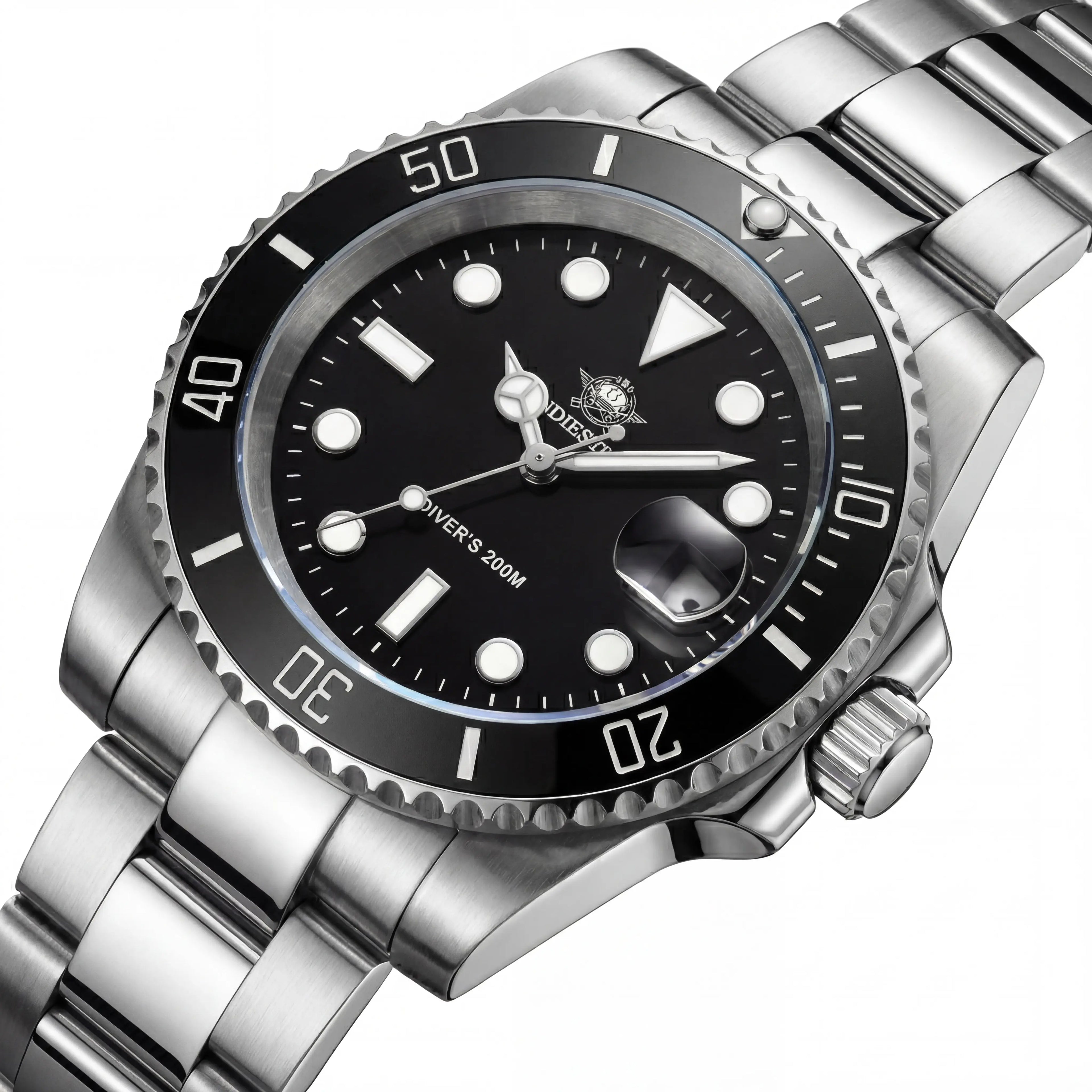 Lorvian Deep Sovereign | Black Bezel Steel