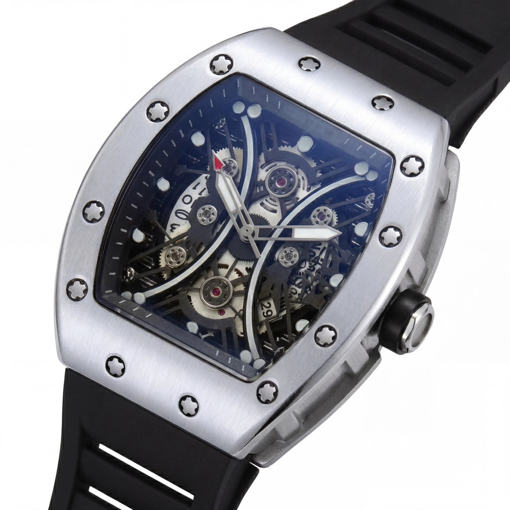 Lorvian Velocity X Pro | Silver Skeleton Black