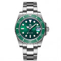 Lorvian Deep Sovereign | Emerald Bezel Steel