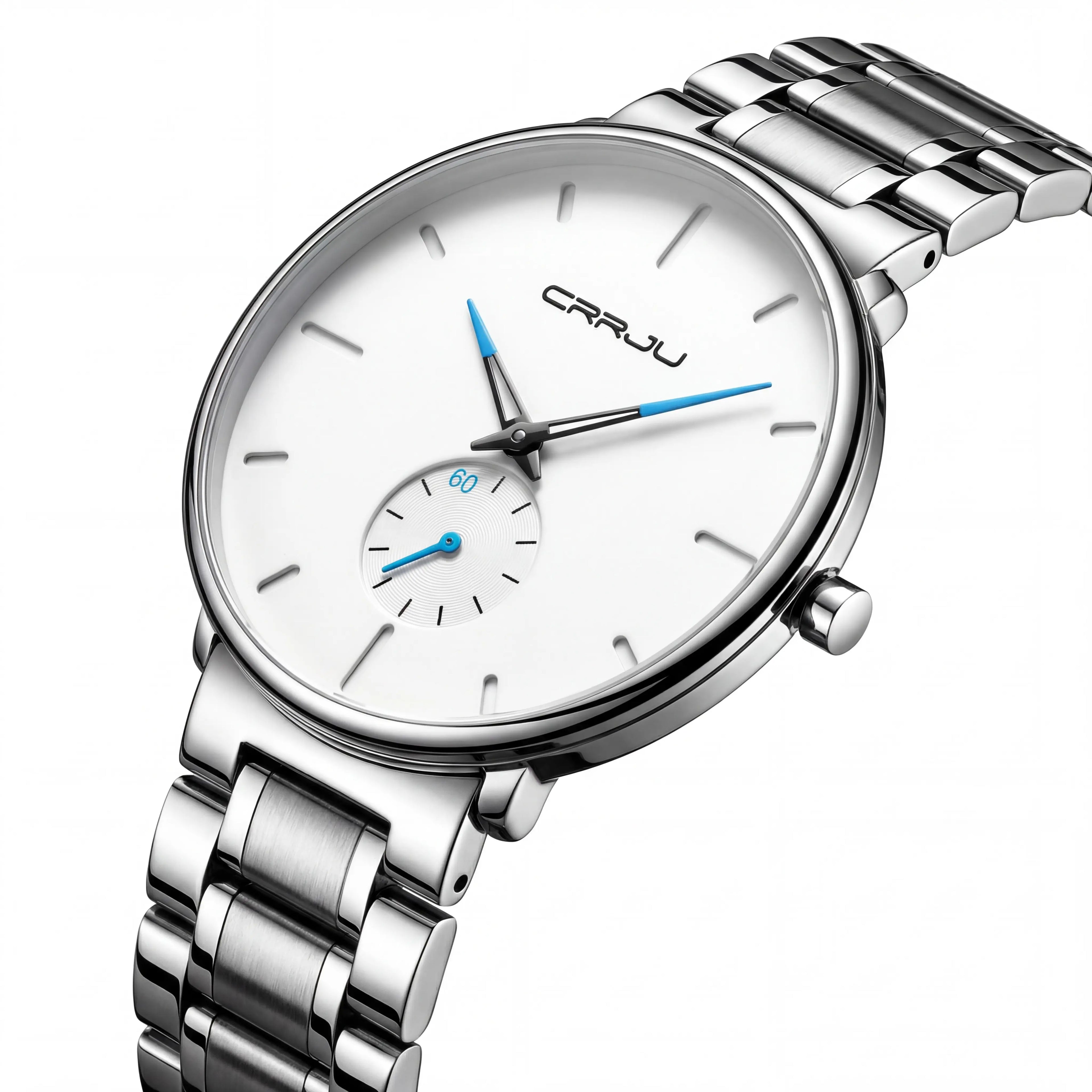 Lorvian Pulse | Silver White Blue