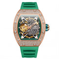 Lorvian Blizzard Luxe | Rose Gold Emerald Skeleton
