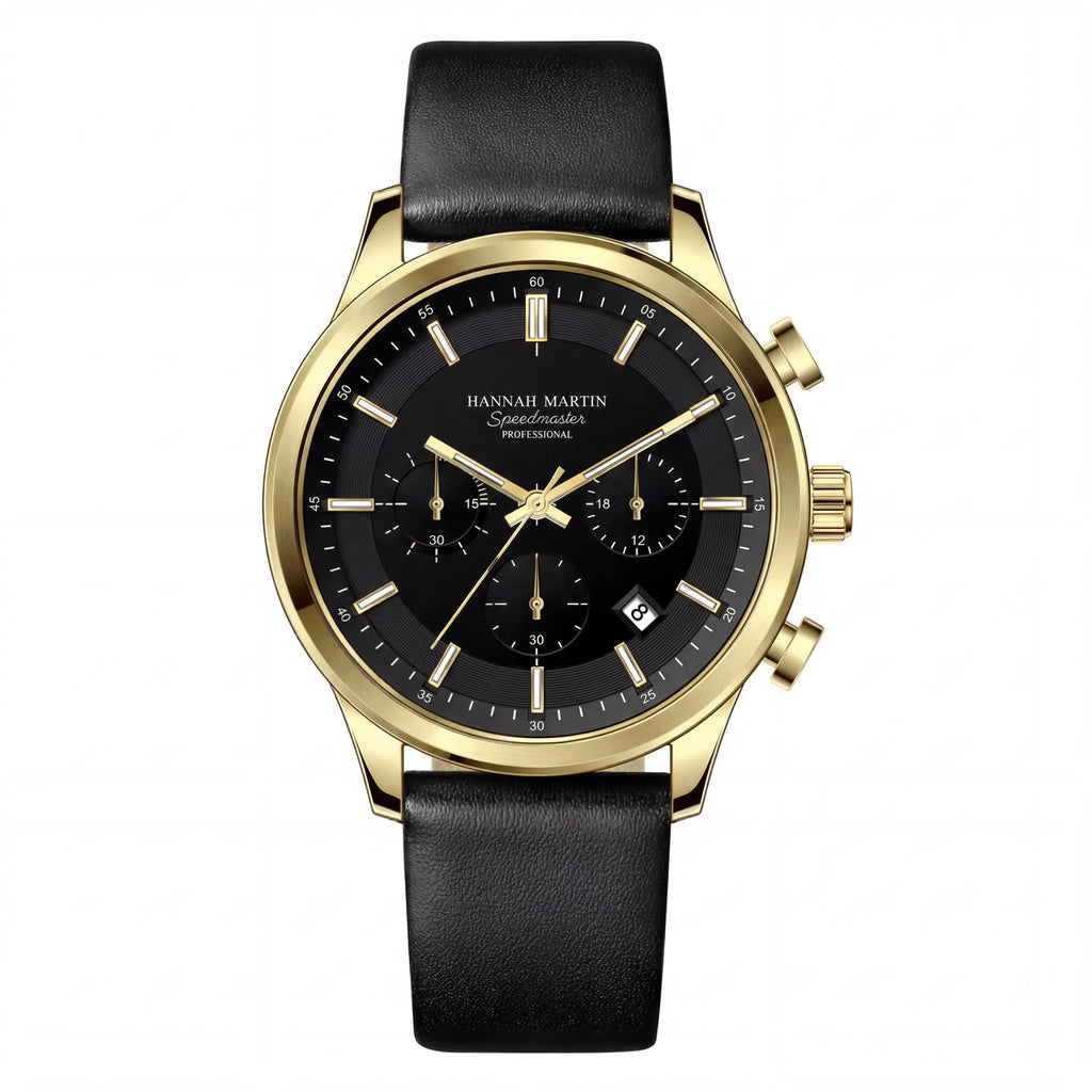 Lorvian Chronograph | Executive Gold Black