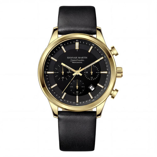 Lorvian Chronograph | Executive Gold Black
